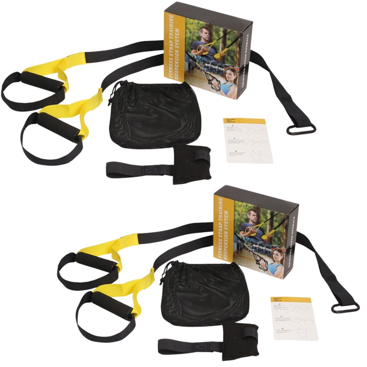 GENERICO - 2  Bandas De Suspensión Entrenamiento Fit  Deporte tipo Trx