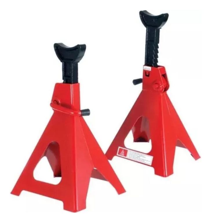 Set 2 Soporte Gata Hidraulica 3 Toneladas
