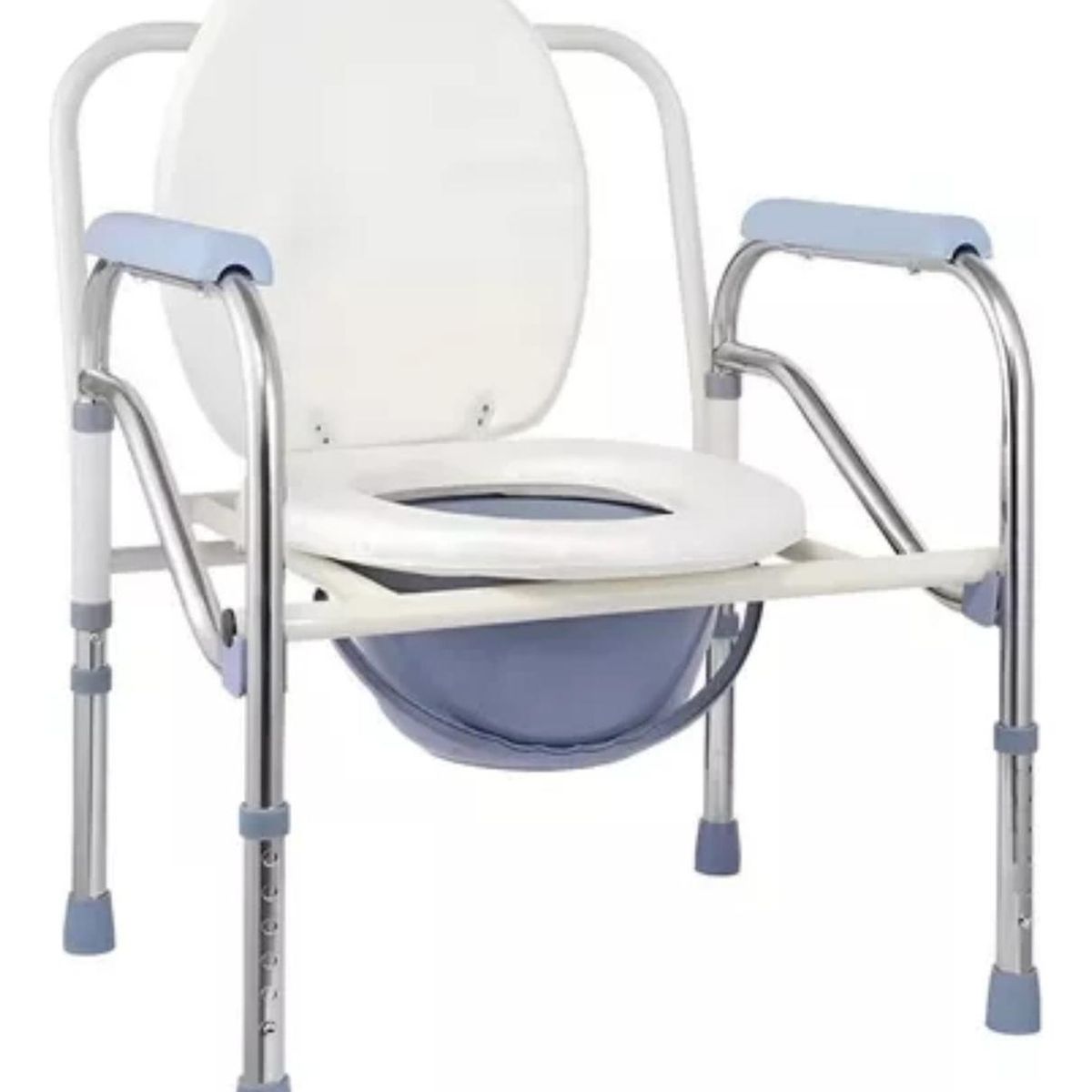 IMPORTCLICK - Baño Inodoro WC Portátil Plegable Silla Ducha Blanco IMPORTCLICK