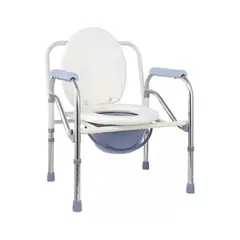 IMPORTCLICK - Baño Inodoro WC Portátil Plegable Silla Ducha Blanco