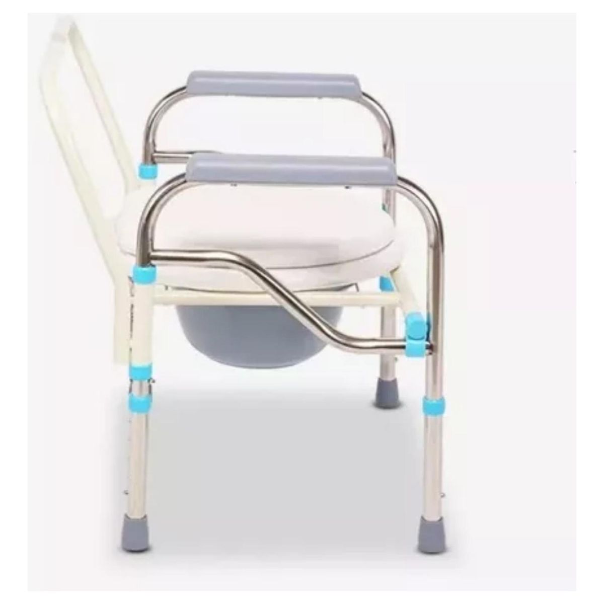 IMPORTCLICK - Baño Inodoro WC Portátil Plegable Silla Ducha Blanco IMPORTCLICK