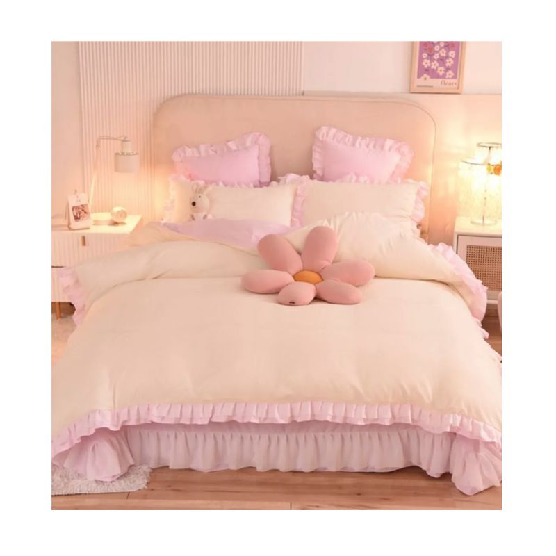 GENERICO - Juego Ropa De Cama Sabana +funda De Plumon 2 Plazas