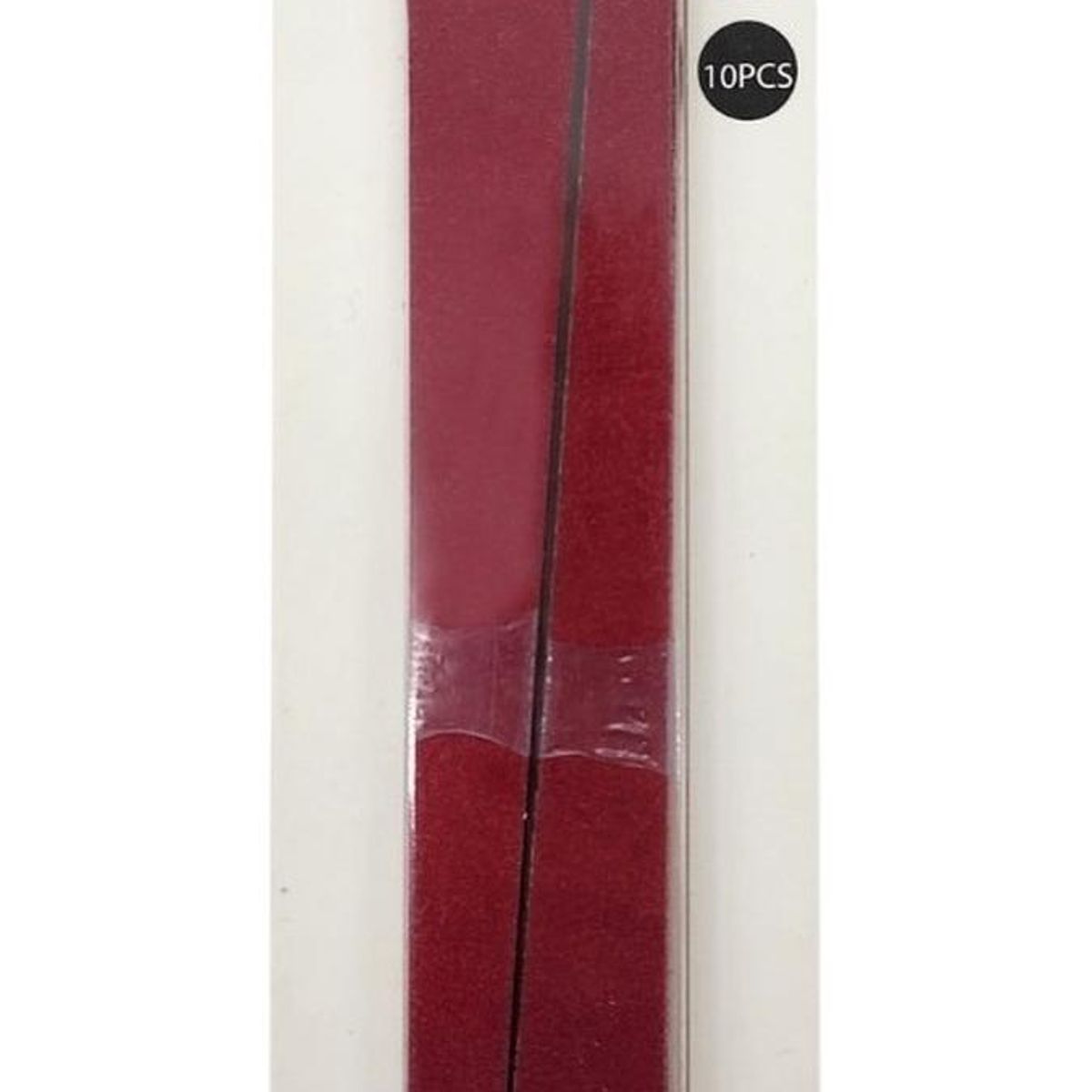 GENERICO - Set De 10 Limas Para Uñas Delgadas Manicura Manicure