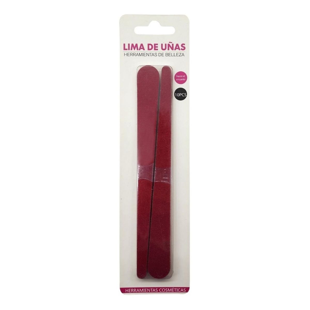 GENERICO - Set De 10 Limas Para Uñas Delgadas Manicura Manicure