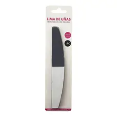 GENERICO - Lima De Uñas Acolchada Forma Media Luna Para Manicura