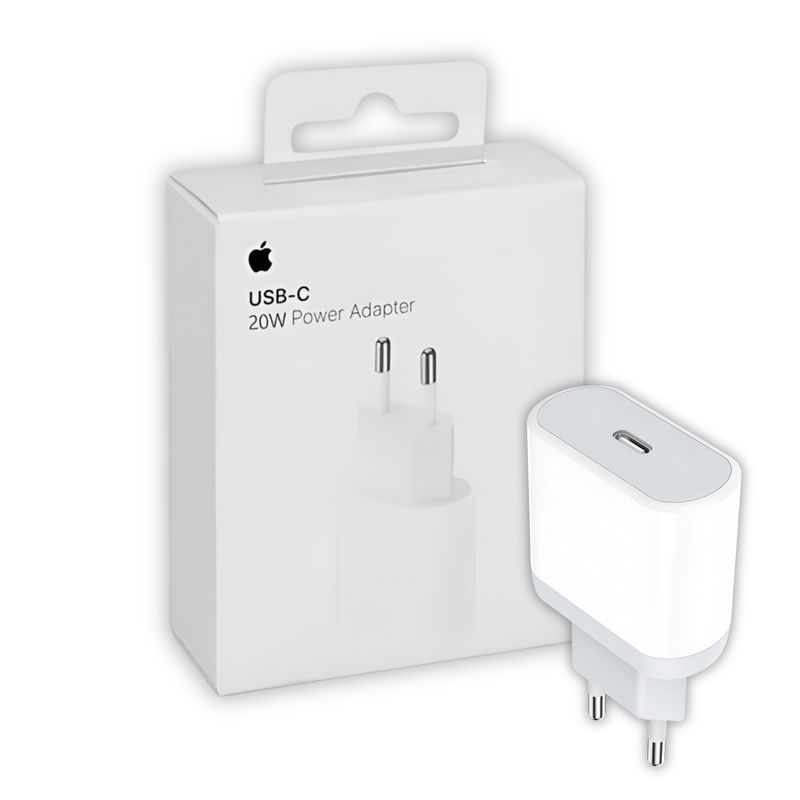 APPLE - Cargador Apple USB-C Original 20 Watts Original - MUVV3CI - Blanco