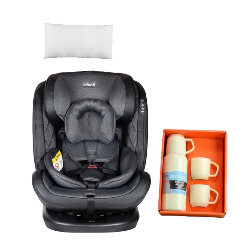 INFANTI - Silla convertible I-Giro 360 + Almohadilla cervical y Termo