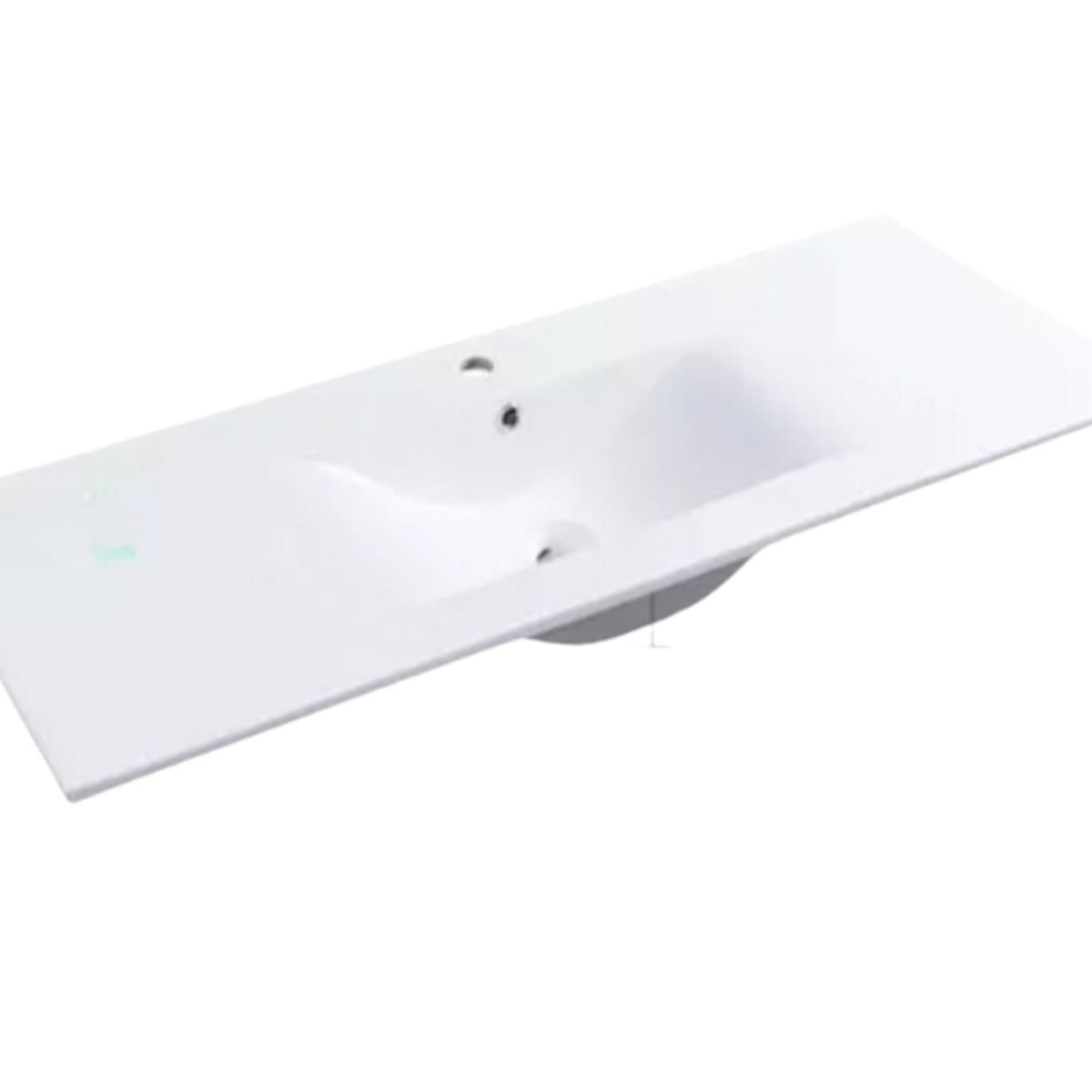 MODERN SPACE - Cubierta De Lavamanos Loza Blanca 120x47cm