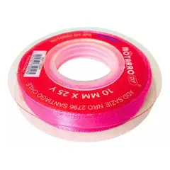 MOTARRO - Cinta De Raso De 10 mm X 25 m Fucsia