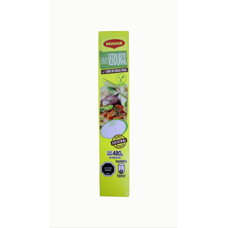MAGGI - Caldo Maggi Sopa Deshidratada Sabor Verduras 48 Cubitos