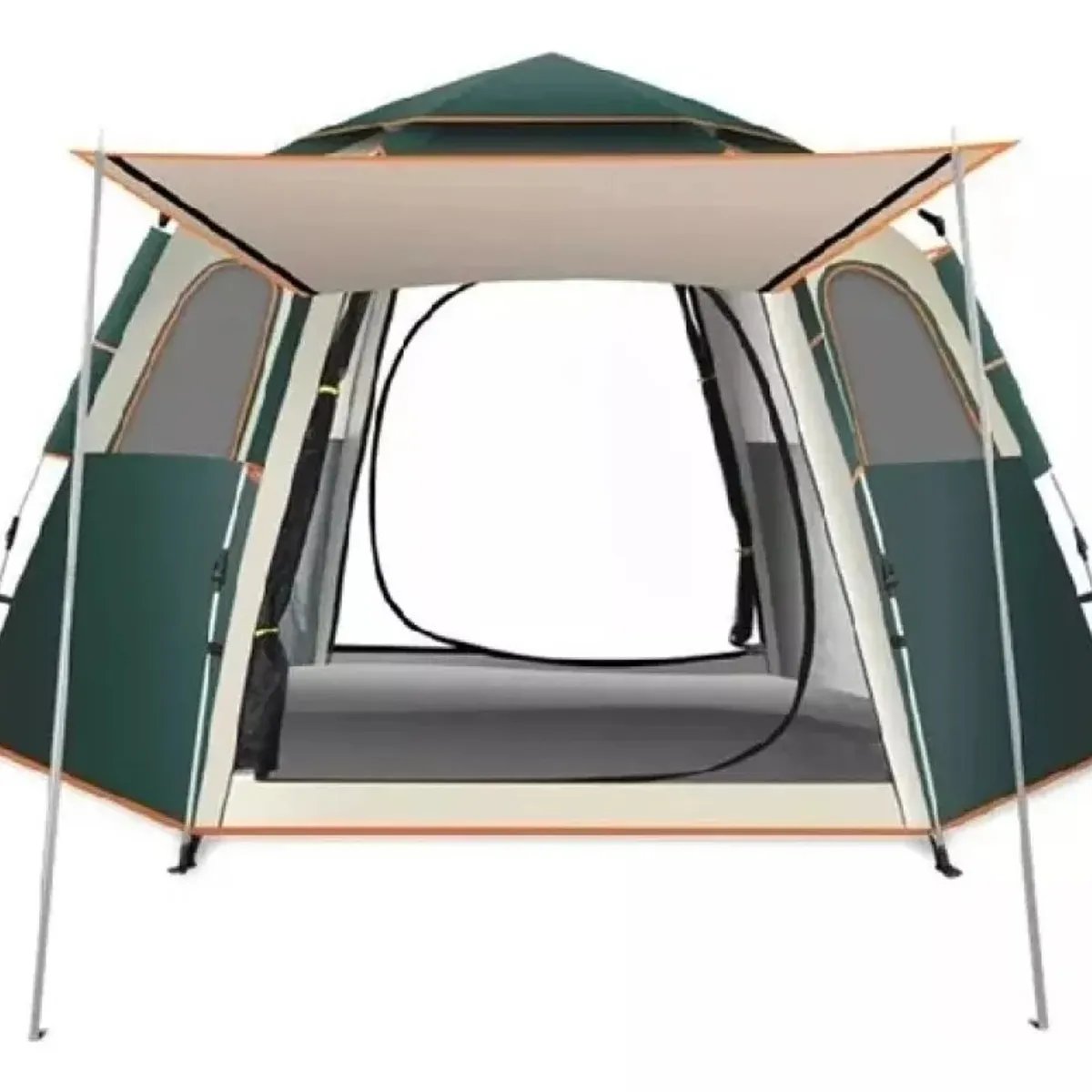 MUNDO MAGIA - Carpa Hexagonal Para 6 Personas 240x280x160 cm-