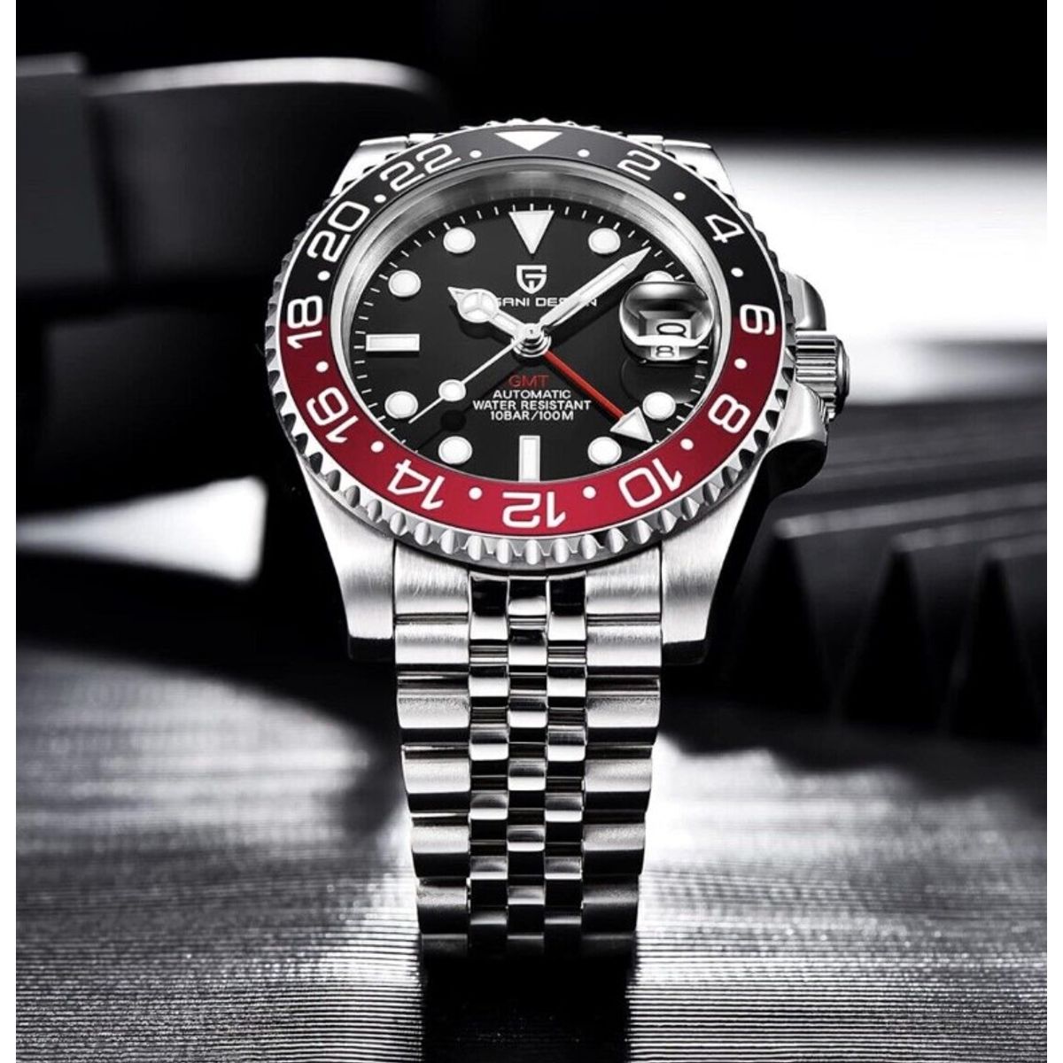 PAGANI - Reloj Hombre PAGANI SUBMARINER  GMT COKE Automático Zafiro