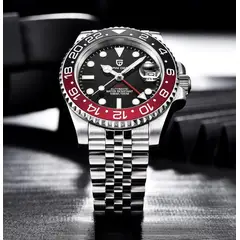 PAGANI - Reloj Hombre SUBMARINER GMT COKE Automático Zafiro