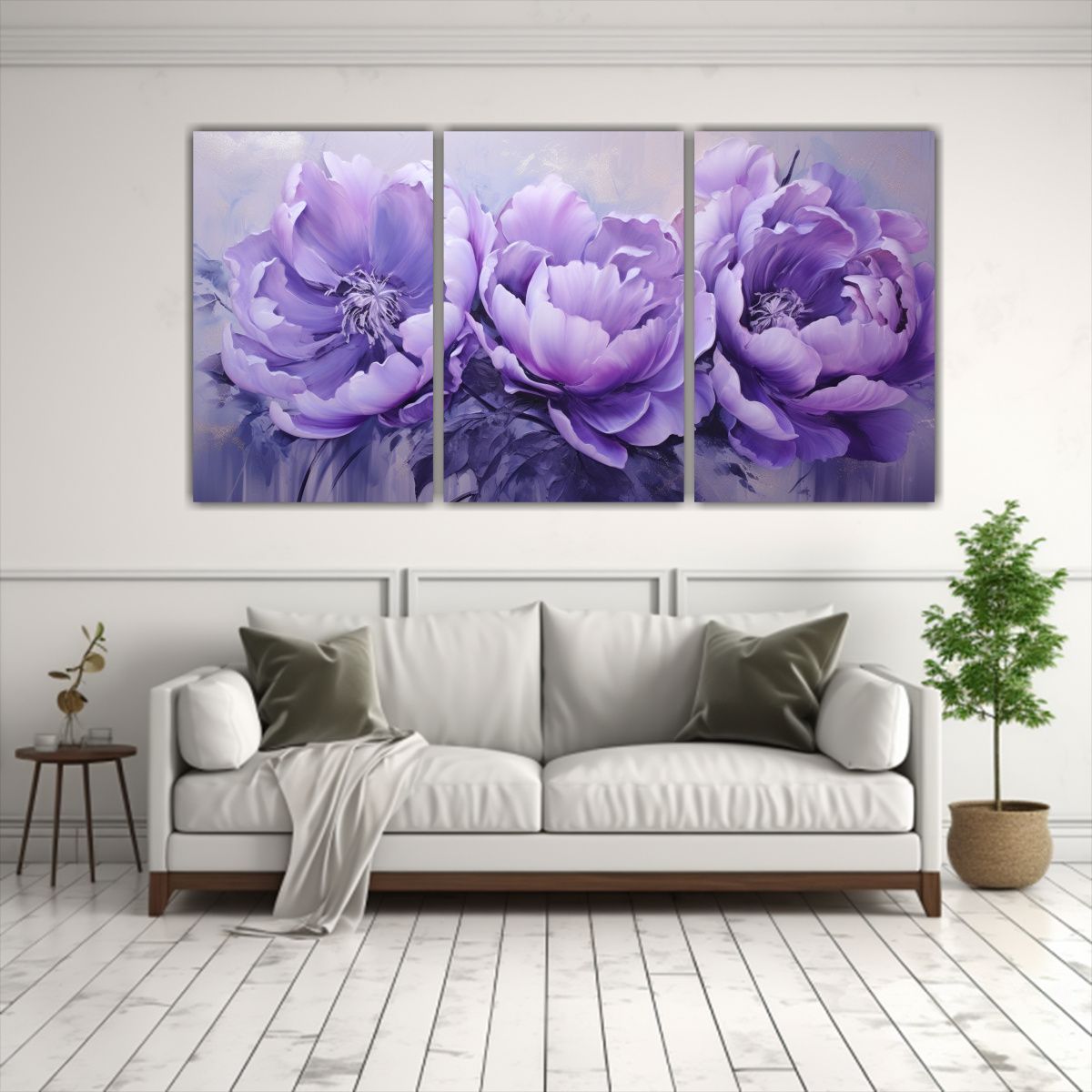 GENERICO - Set 3 Lienzos Acuarela Sensibilidad Artística A Pintura En  240x120cm