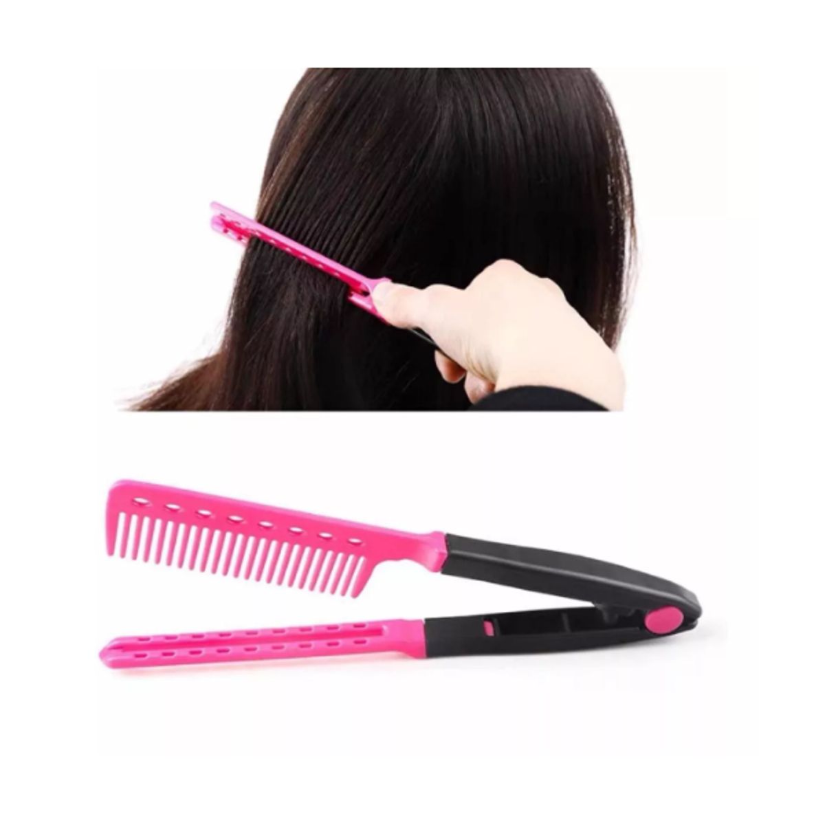 GENERICO - Pack x 6 Peine Alisador Plástico Alisado De Keratina