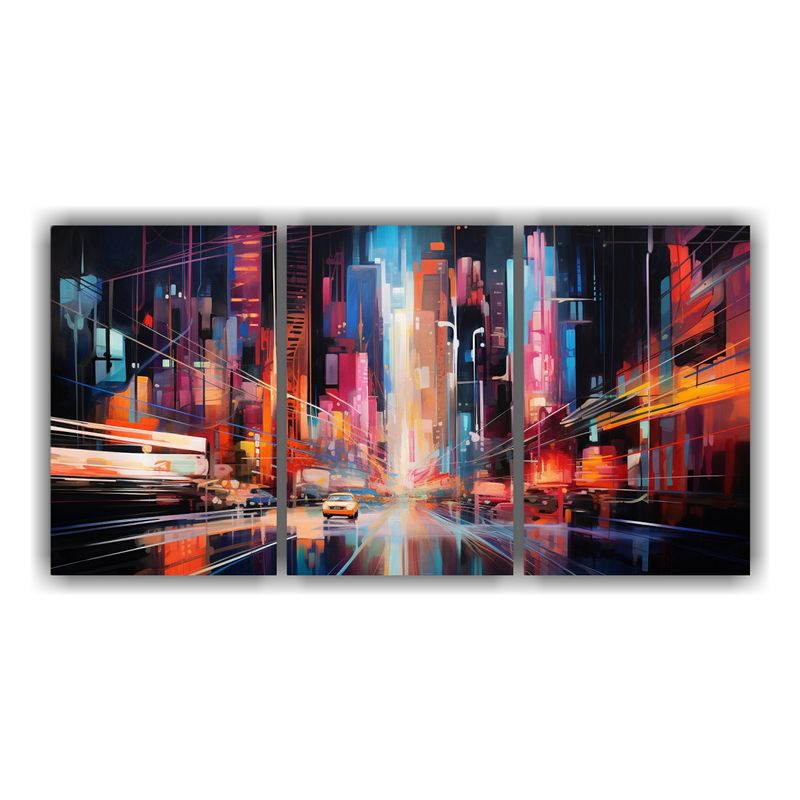 GENERICO - Pinturas De Pared Inspiradoras Para Sala Con Patrones Abstra 240x120cm