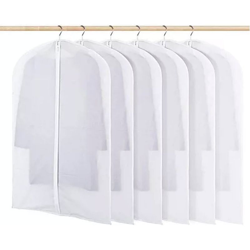 OFERTABKN - X6 Bolsa Colgante Transparente Cubre Traje Protector De Ropa