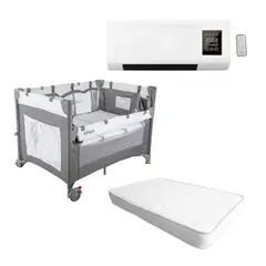 INFANTI - Cuna Colchón Playard Always Together + Aire acondicionado