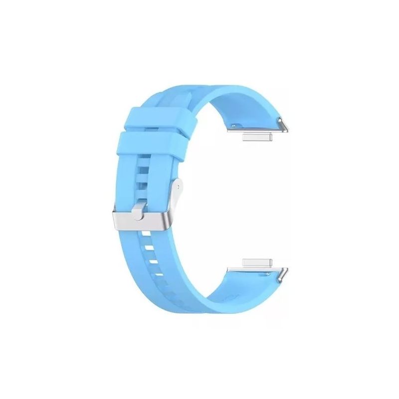 GENERICO - Correa Banda Silicona Compatible con Huawei Watch Fit 2 Azul