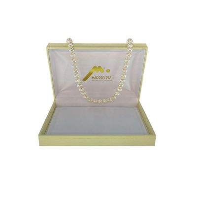 Imagen 2 del producto Set Collar de Perlas 50cm 8mm mas Aros de Enchapado en Oro