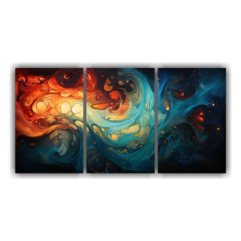 GENERICO - Pinturas Decorativas De Fantasía De Alta Calidad: Swirls Ro 240x120cm