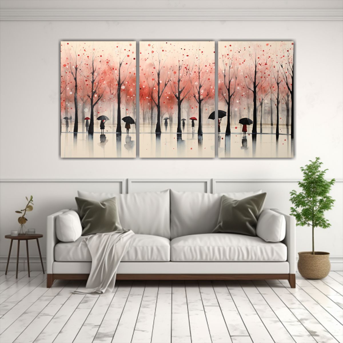 GENERICO - Pinturas Decorativas De Alta Calidad: Personas Caminando Baj 240x120cm