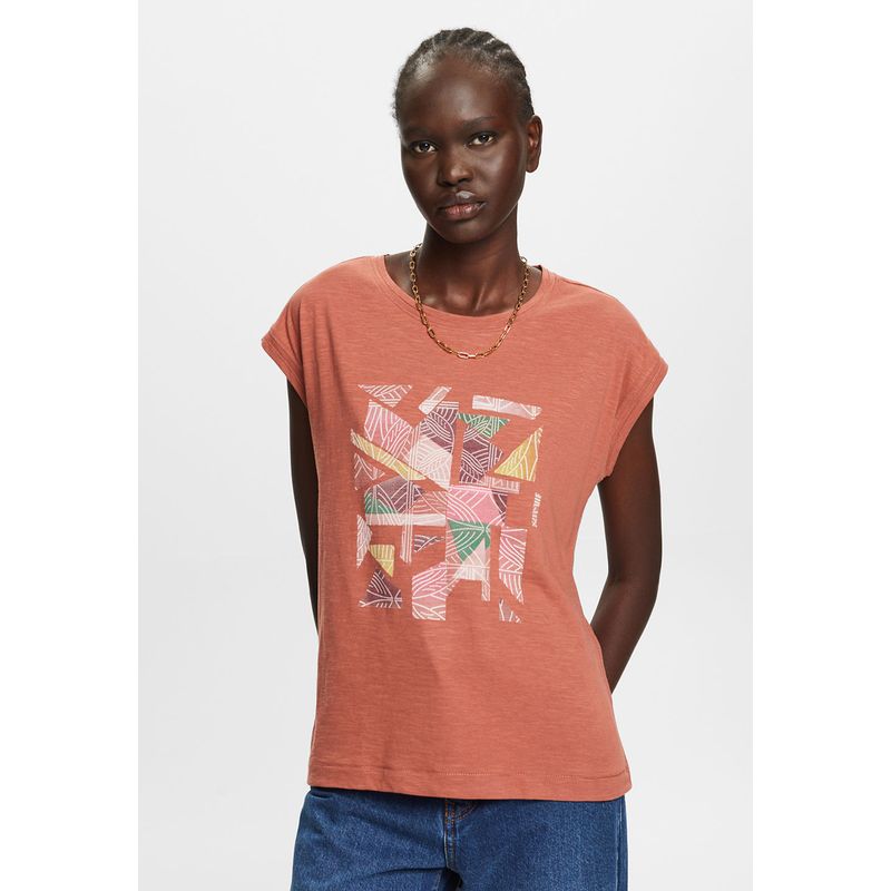 ESPRIT - Polera Con Estampado Mujer Esprit ESPRIT
