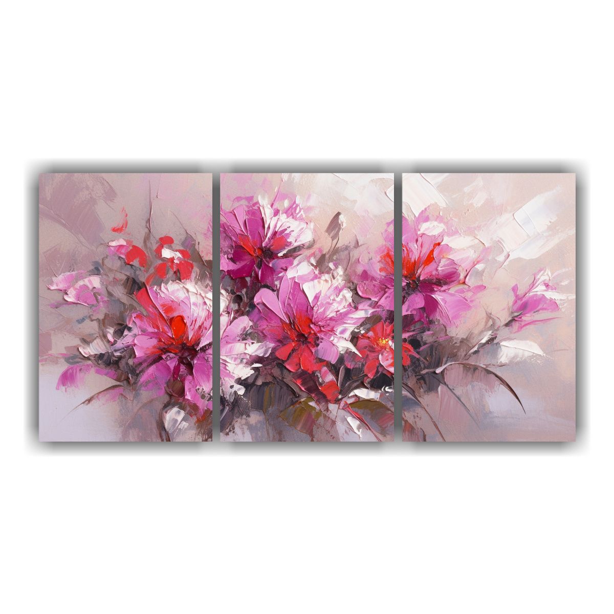 GENERICO - Pintura De Flores En Lienzo En El Estilo Moderno De Belleza  240x120cm