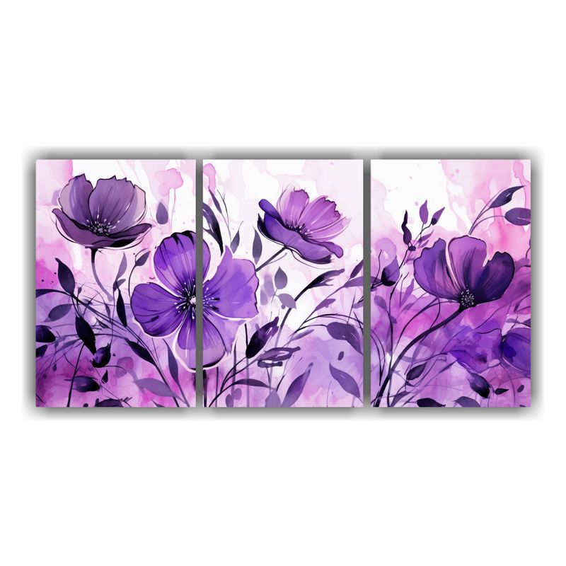 GENERICO - Pinturas Decorativas Con Colores Vibrantes Y Estilo Neonoir  240x120cm