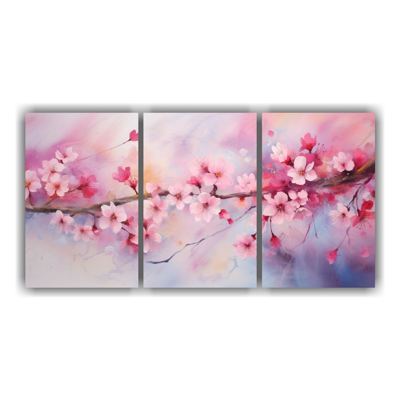 GENERICO - Pinturas Abstractas Sakura Con Colores Vibrantes Para Decora 240x120cm
