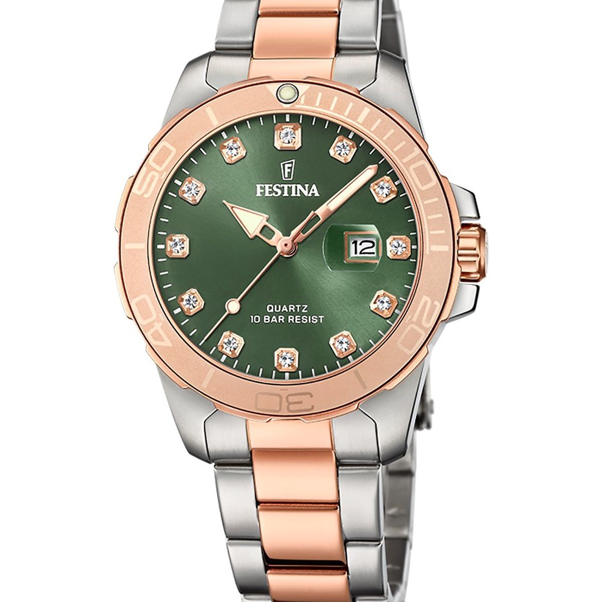 FESTINA - Reloj F20505/4 Festina Verde Mujer Boyfriend Collection