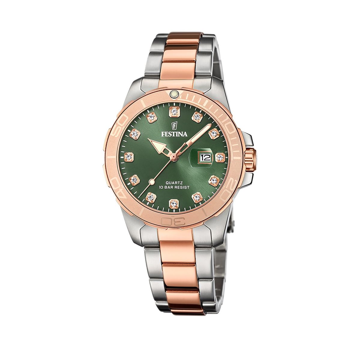 FESTINA - Reloj F20505/4 Festina Verde Mujer Boyfriend Collection