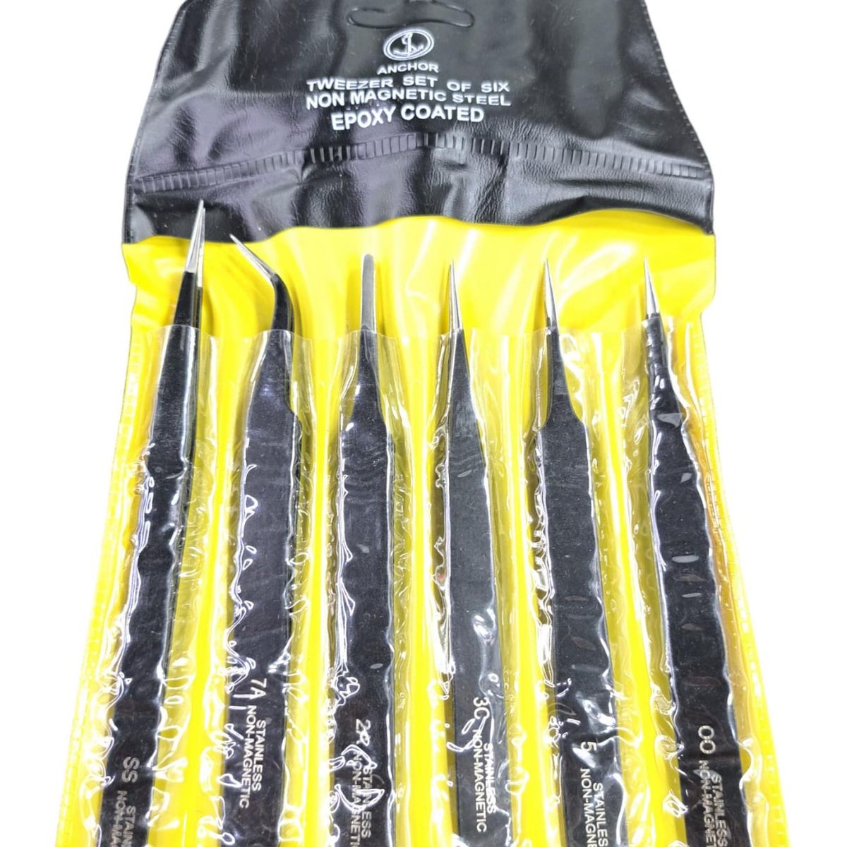 GENERICO - Juego De 6 Pinzas Con Revestimiento Epoxi