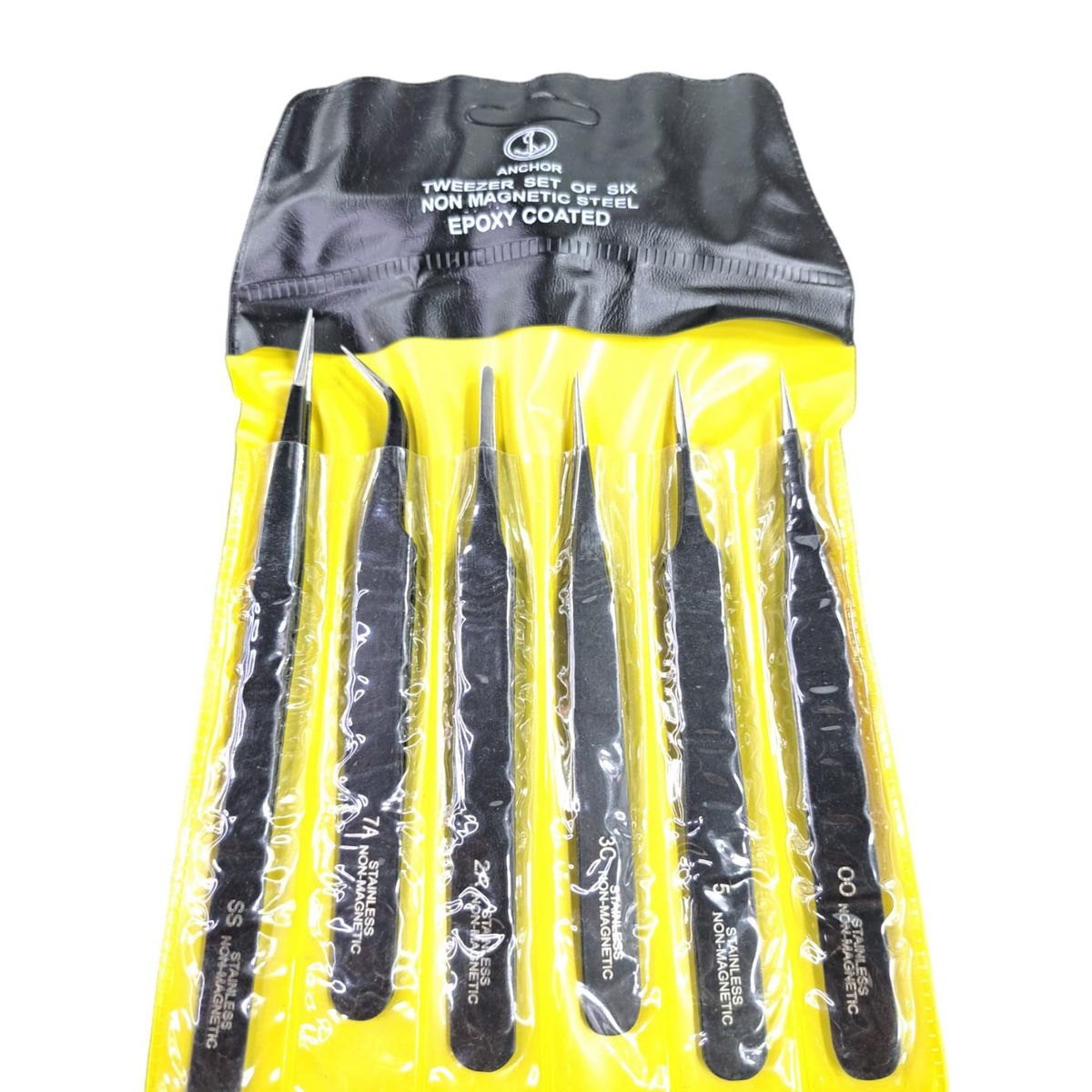 GENERICO - Juego De 6 Pinzas Con Revestimiento Epoxi