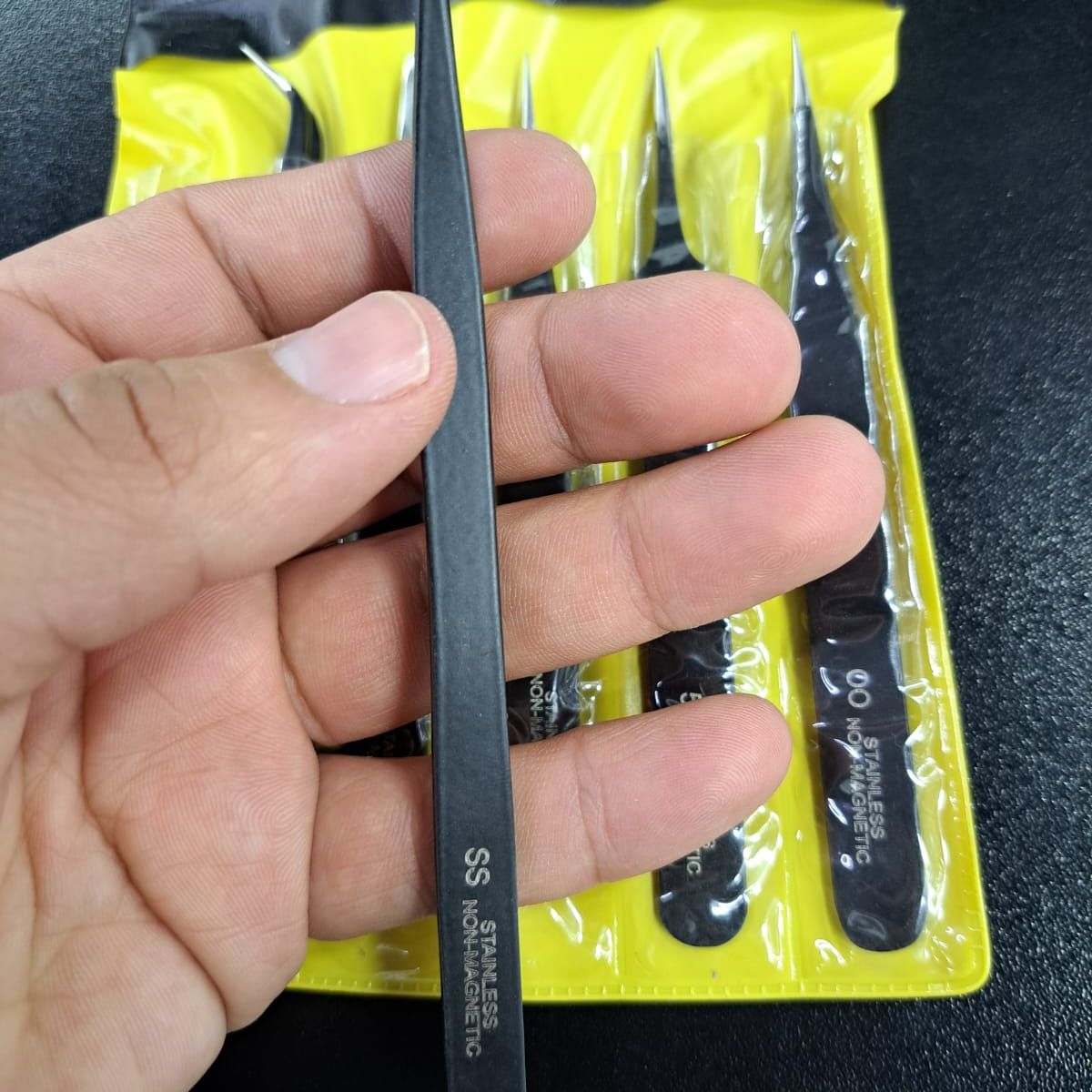 GENERICO - Juego De 6 Pinzas Con Revestimiento Epoxi