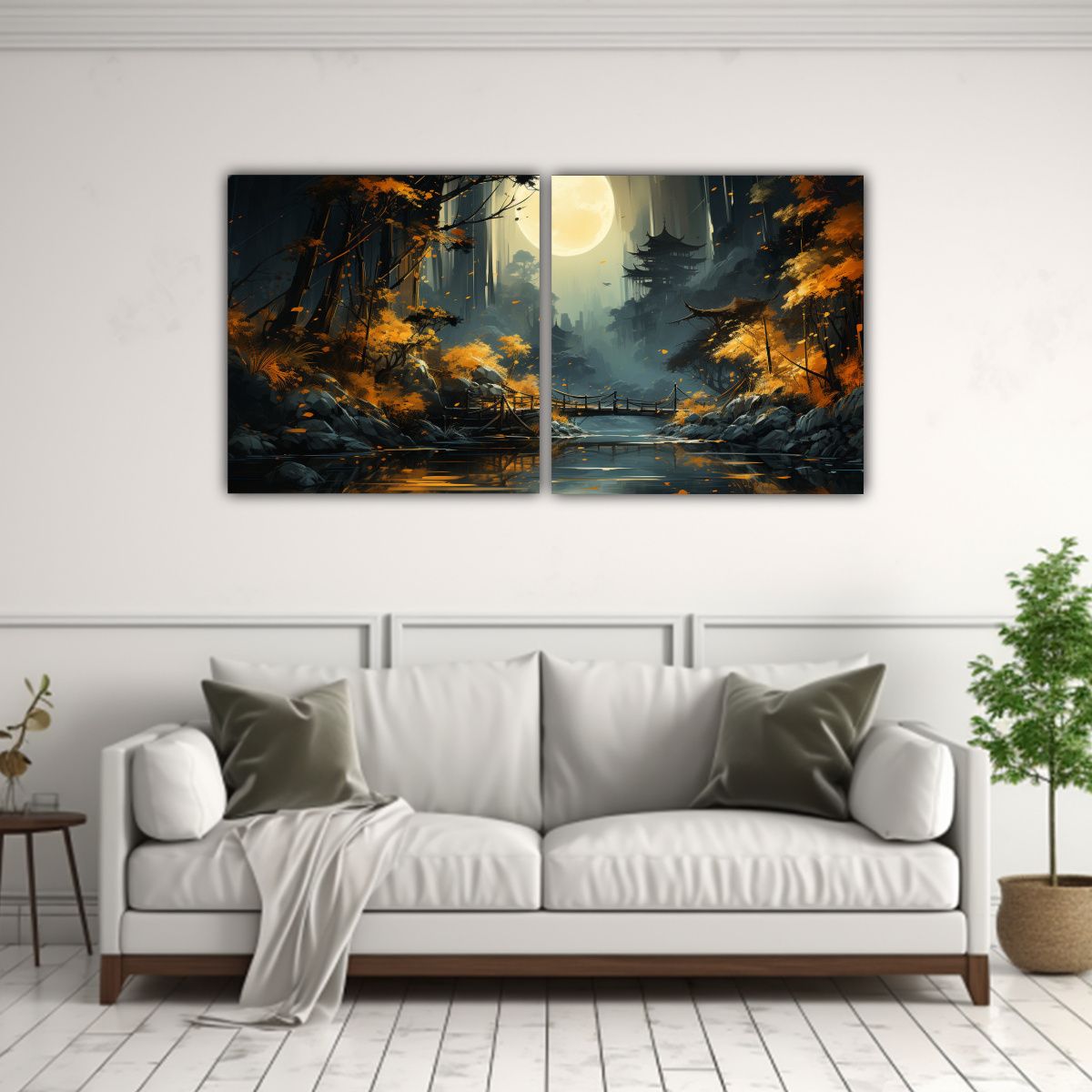 GENERICO - Pinturas De Decoración De Pared De Cuadro De Contraste A Ba 160x80cm