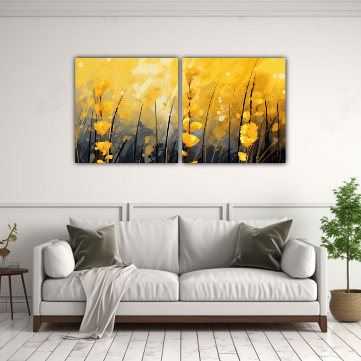 GENERICO - Pinturas Decorativas Inspiradas En La Textura Del Junco En C 160x80cm