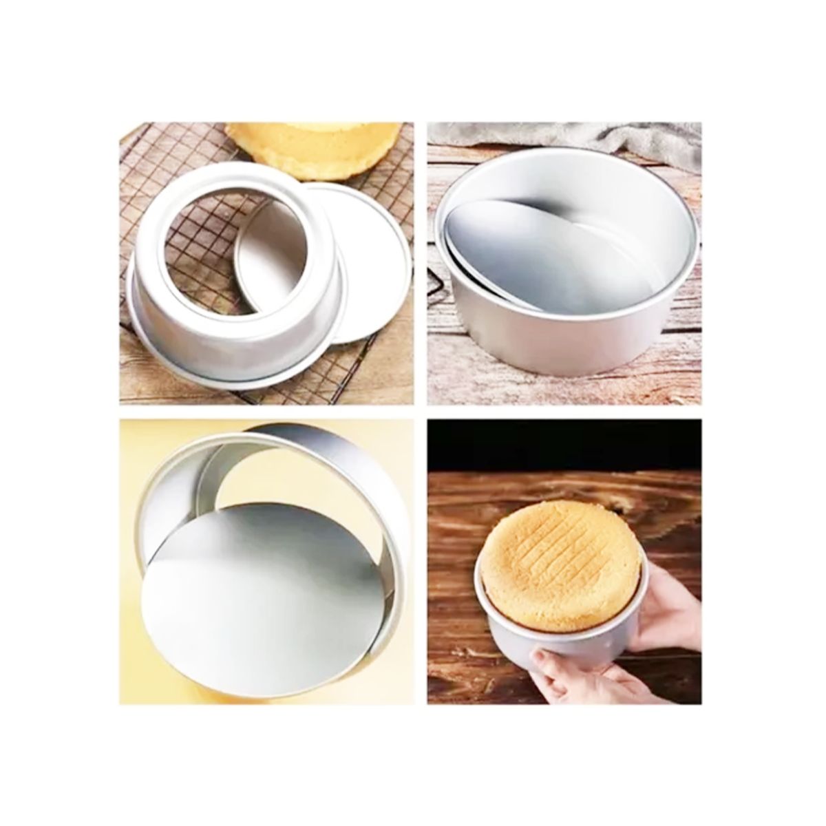 GENERICO - Molde Aluminio Pan De Pascua Queque Tortas 16 Cm