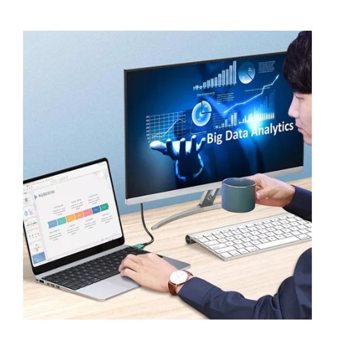 OFERTABKN - Cable Hdmi 8k 60hz 48gbps 3 Metros Ofertabkn