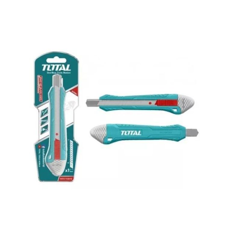 TOTAL - Corta Carton Cuchillo Cartonero 9mm X 80mm Total Tht5110916