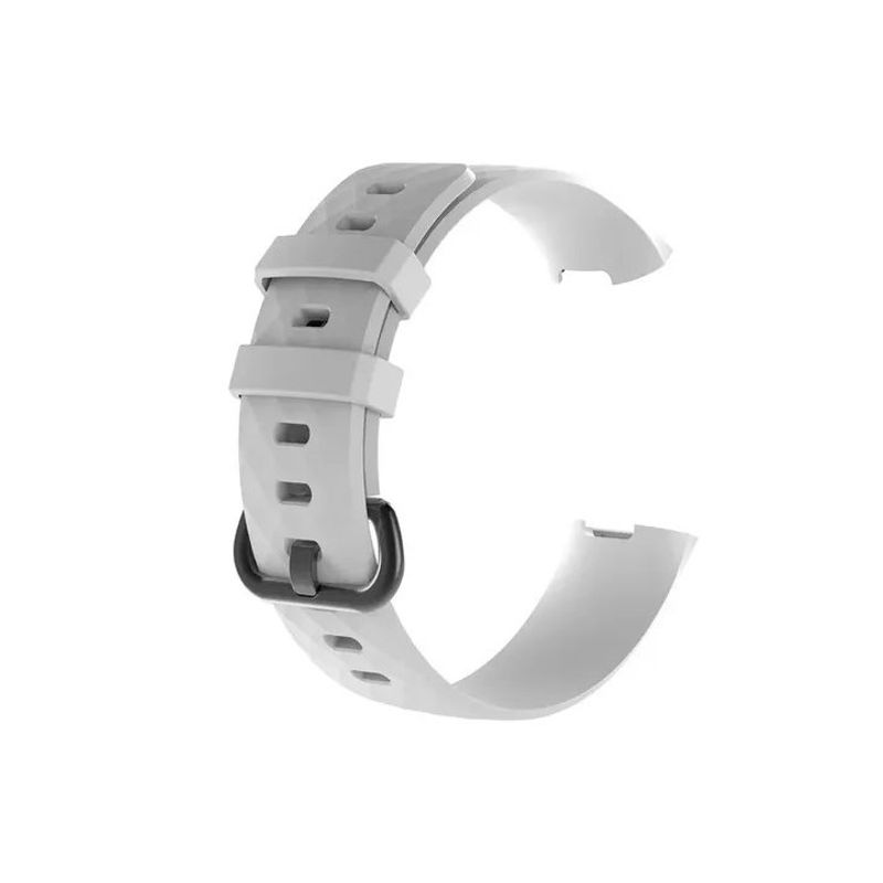 GENERICO - Correa Silicona Fitbit Charge 3 & 4 / 22,6mm Blanco