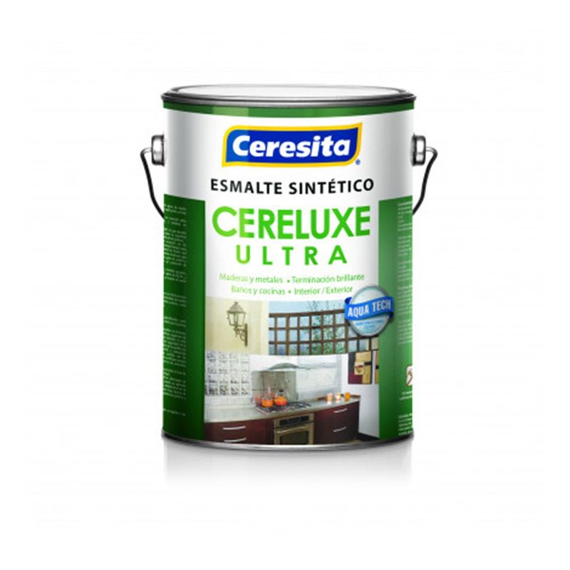 CERESITA - Esmalte sintético 1 galón Cereluxe ultra Blanco Ceresita