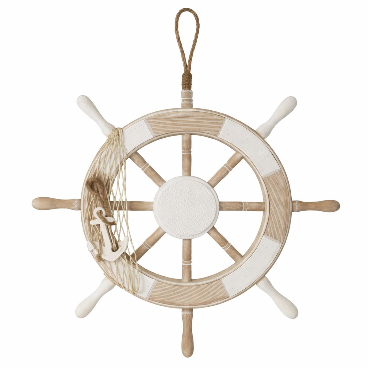 GENERICO - Timon De Barco Decorativo De Madera Para Pared Decoracion