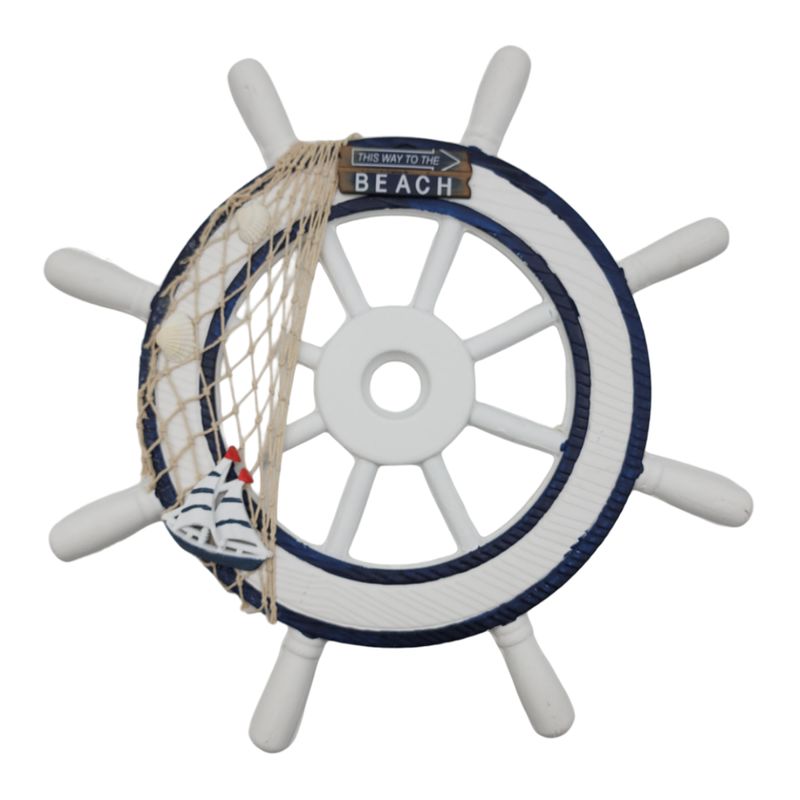 GENERICO - Timon De Barco Decorativo De Madera Para Pared Decoracion
