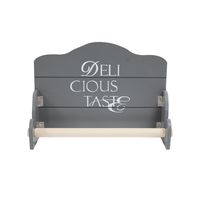 Dispensador Porta Rollo De Toalla Nova Cocina Vintage Gris