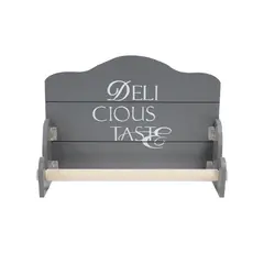 GENERICO - Dispensador Porta Rollo De Toalla Nova Cocina Vintage Gris