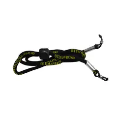 STEELPRO - Cordon ajustable negro con logo 60 cm