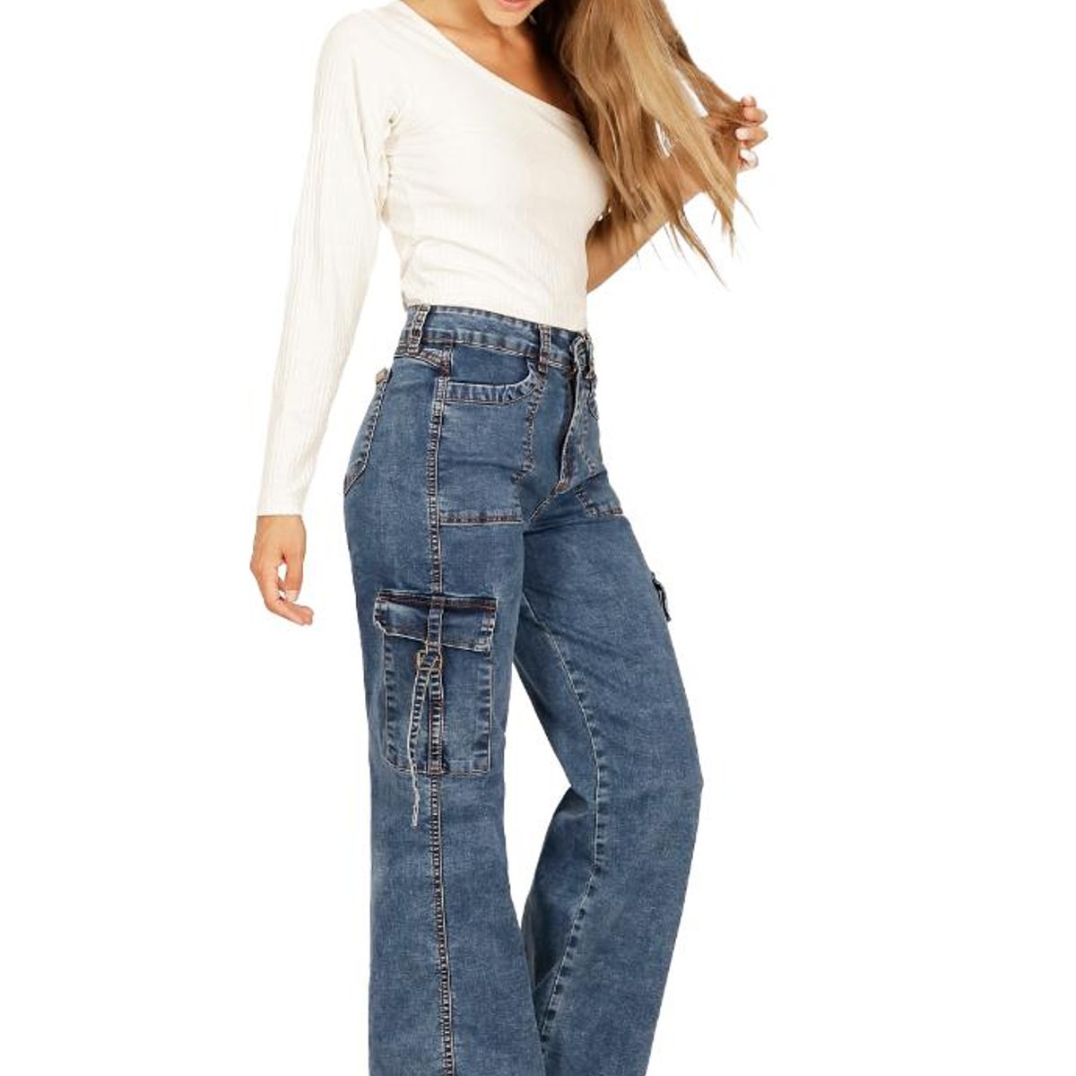 DIVINO JEANS - Jeans Amanda I Azul Divino Jeans - Azul