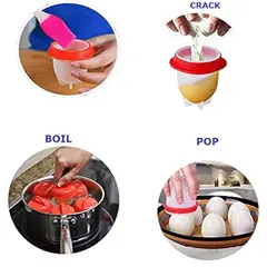 GENERICO - Cosedor de Huevos Silicona 6 unidades
