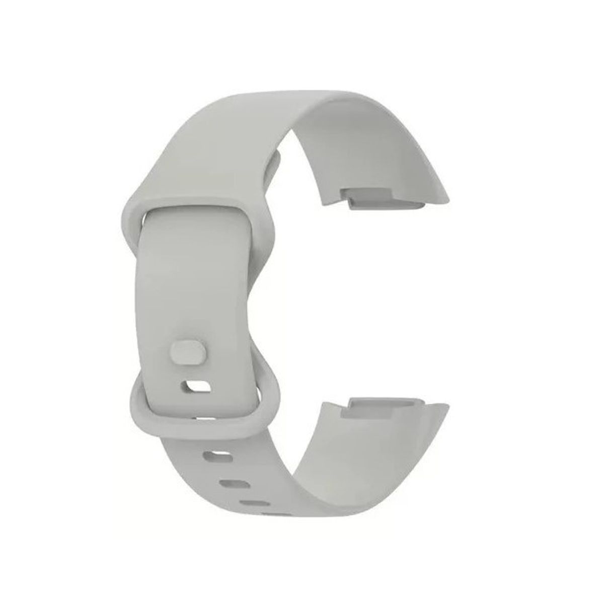 GENERICO - Correa Silicona Compatible Fitbit Charge 5 / 23mm Gris Roca